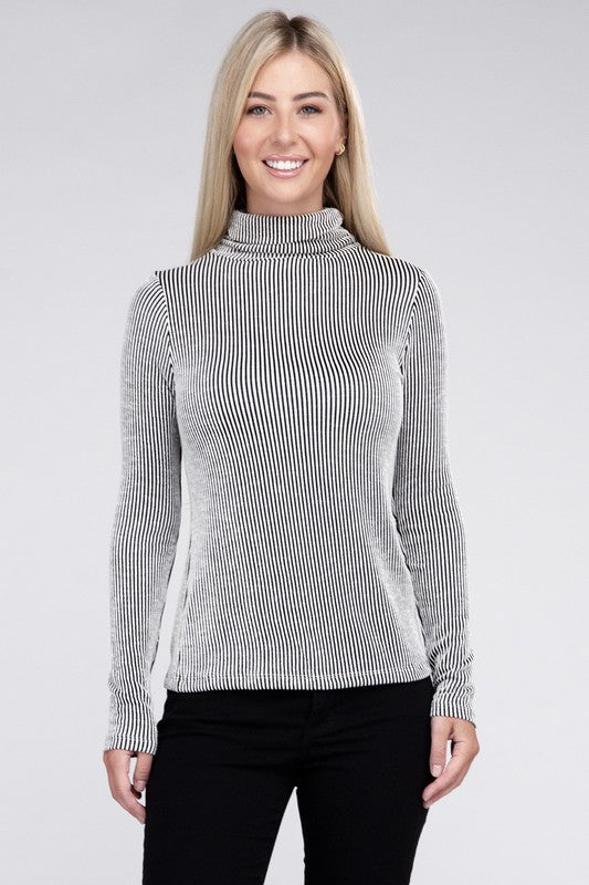 (More Colors) Chill With Me Ribbed Turtle Neck