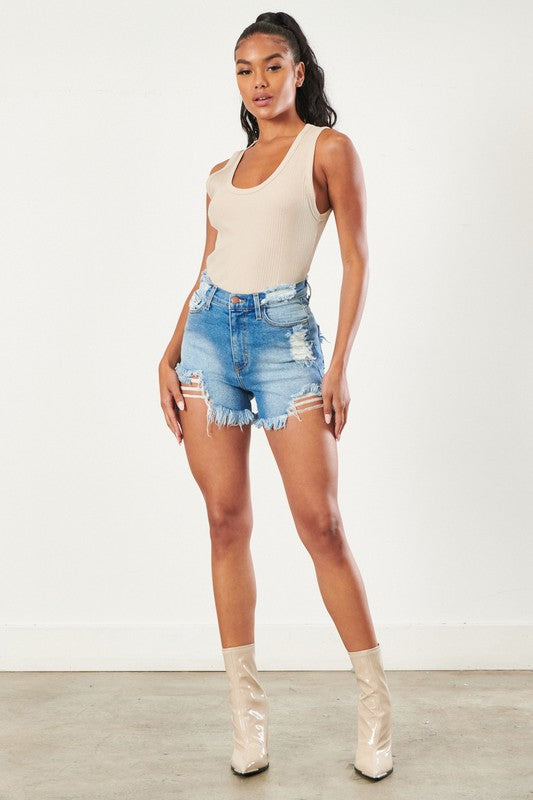 Kayla Denim Short