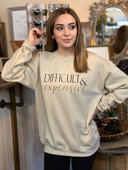 Difficult and Expensive Sweatshirt