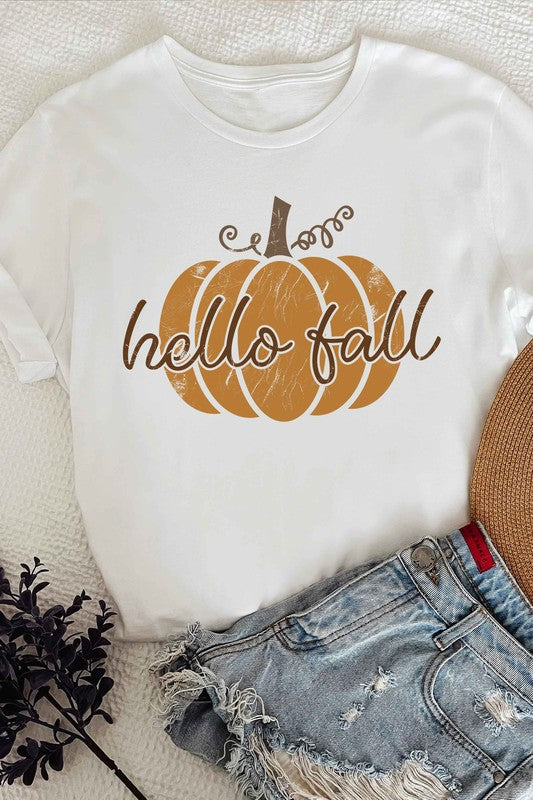 HELLO FALL PUMPKIN Graphic Tee