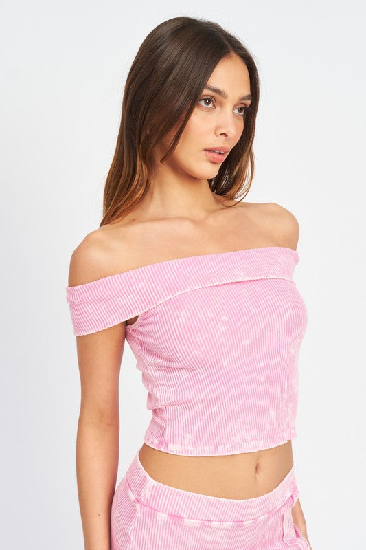 (2 Colors Options) Don’t You Dare Crop Top