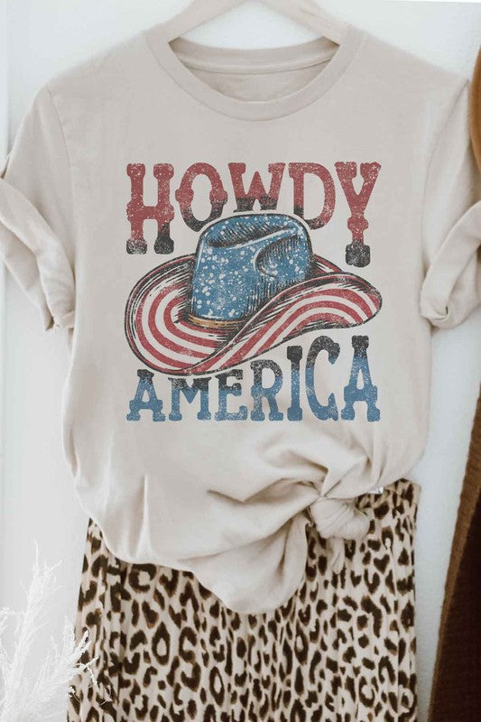 HOWDY AMERICA USA GRAPHIC TEE