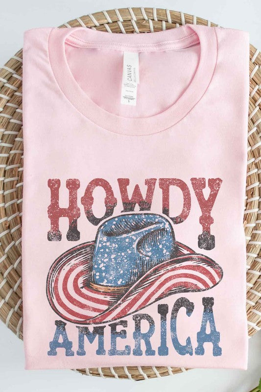 HOWDY AMERICA USA GRAPHIC TEE