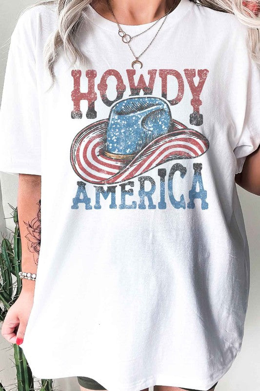 HOWDY AMERICA USA GRAPHIC TEE