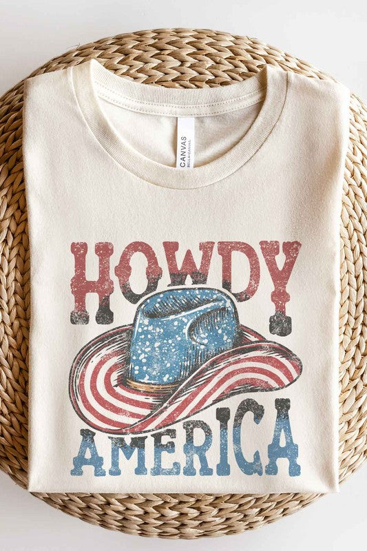 HOWDY AMERICA USA GRAPHIC TEE