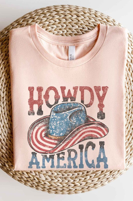 HOWDY AMERICA USA GRAPHIC TEE