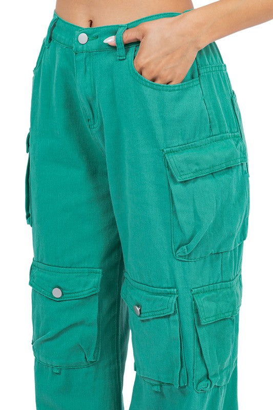 Chasing You Cargo Pants- 2 Colors!