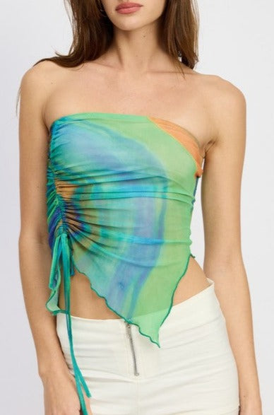 All Attention Strapless Top