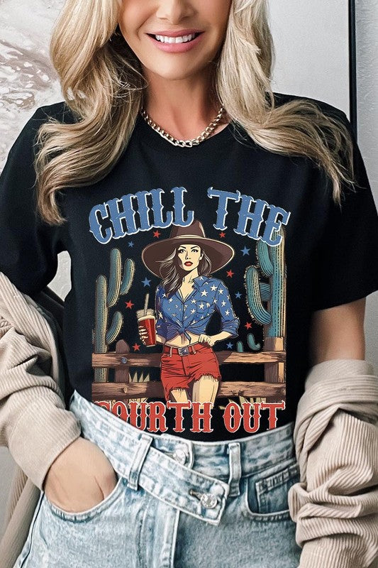 Chill The Fourth Out Graphic T Shirts