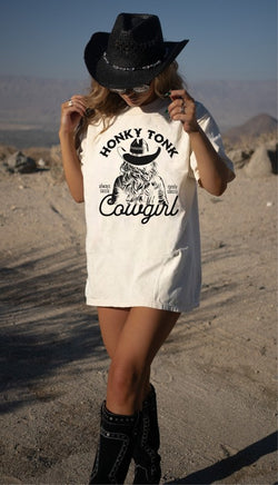 Honky Tonk Cowgirl Graphic Tee