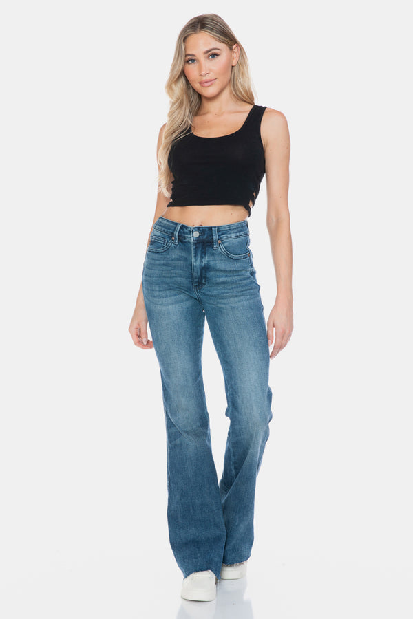 (Judy Blue) Alyssa Tummy Control Flare Jeans