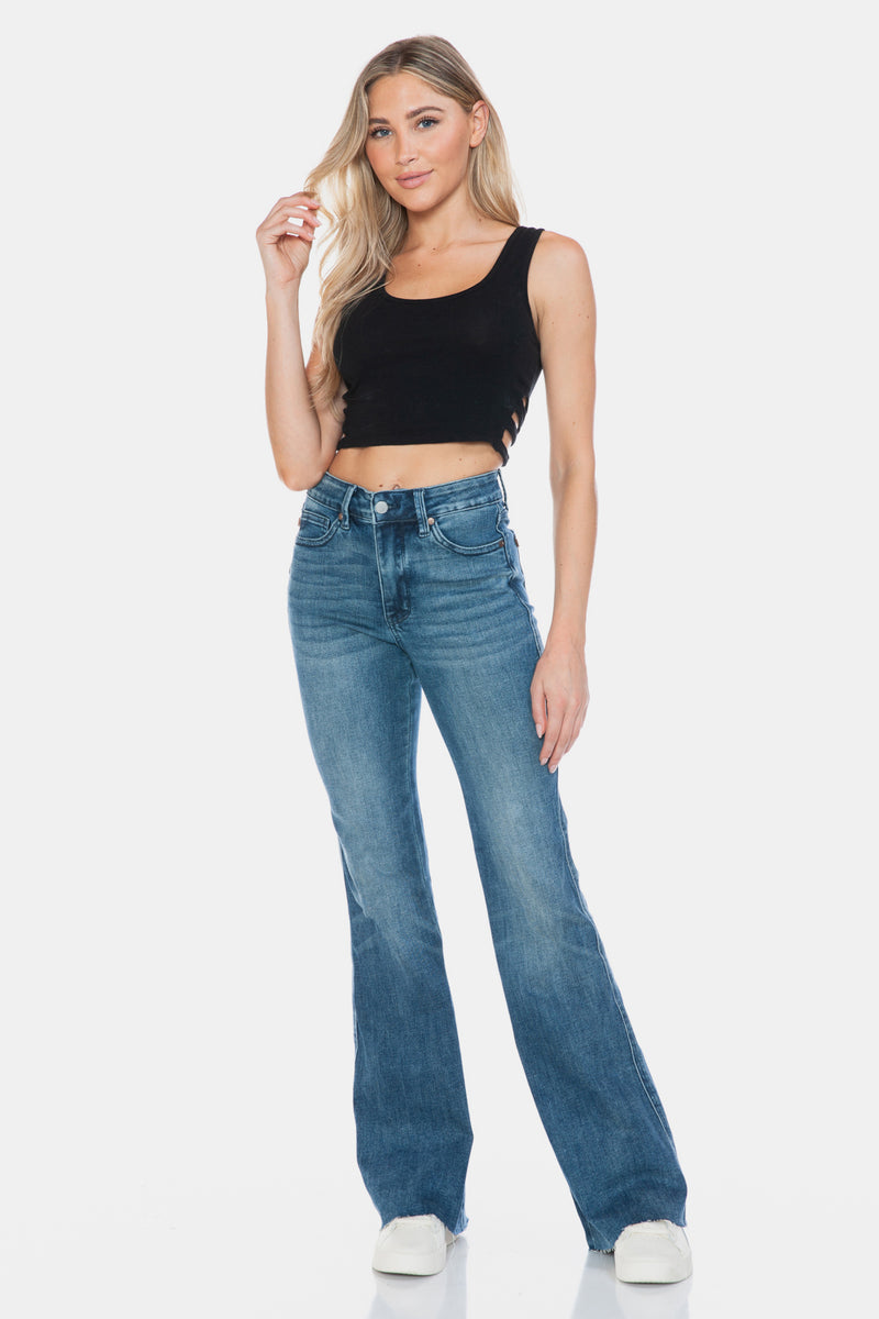 (Judy Blue) Alyssa Tummy Control Flare Jeans