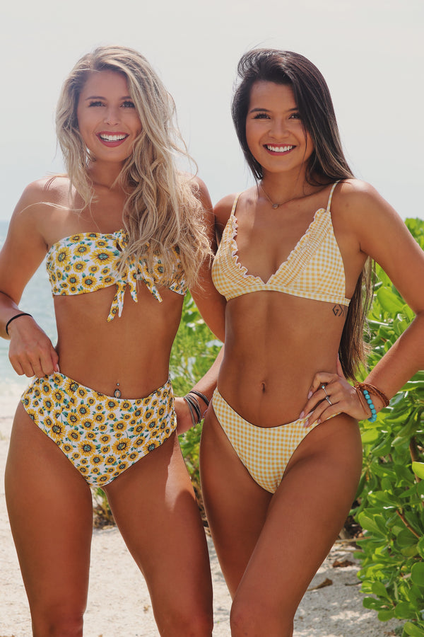 *size Small* Sunflower Daze Bikini Set