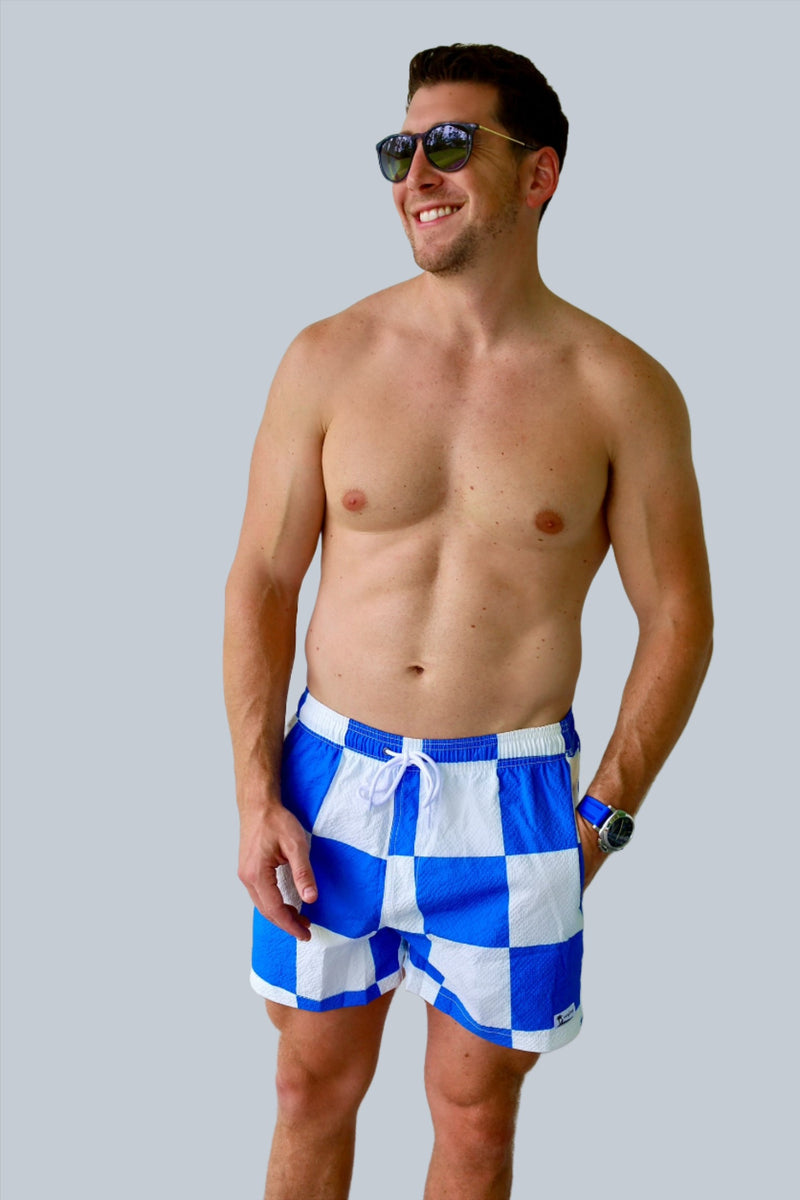 Check Mate Men's Swimsuit