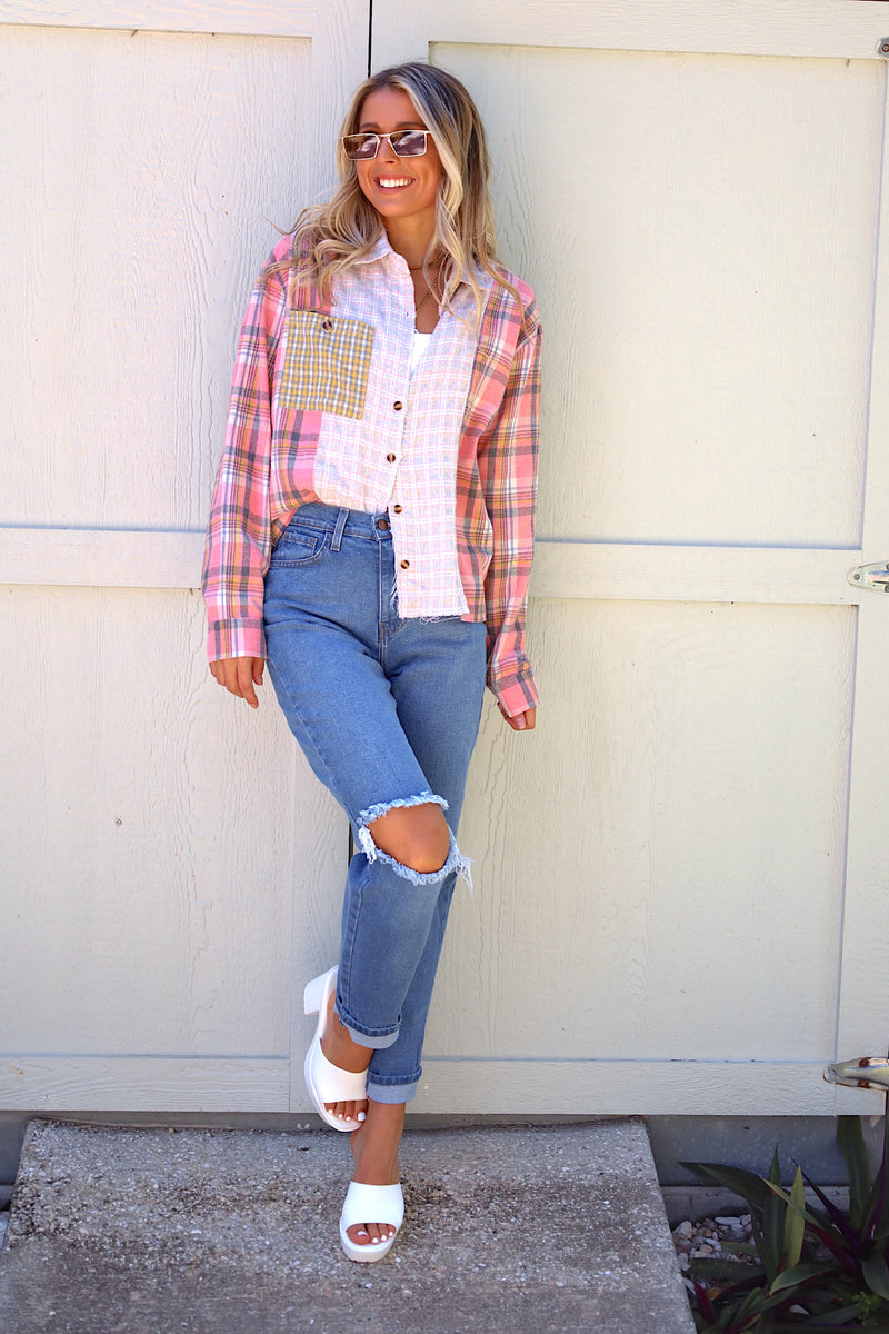 Finding The Fun, Button Down Flannel