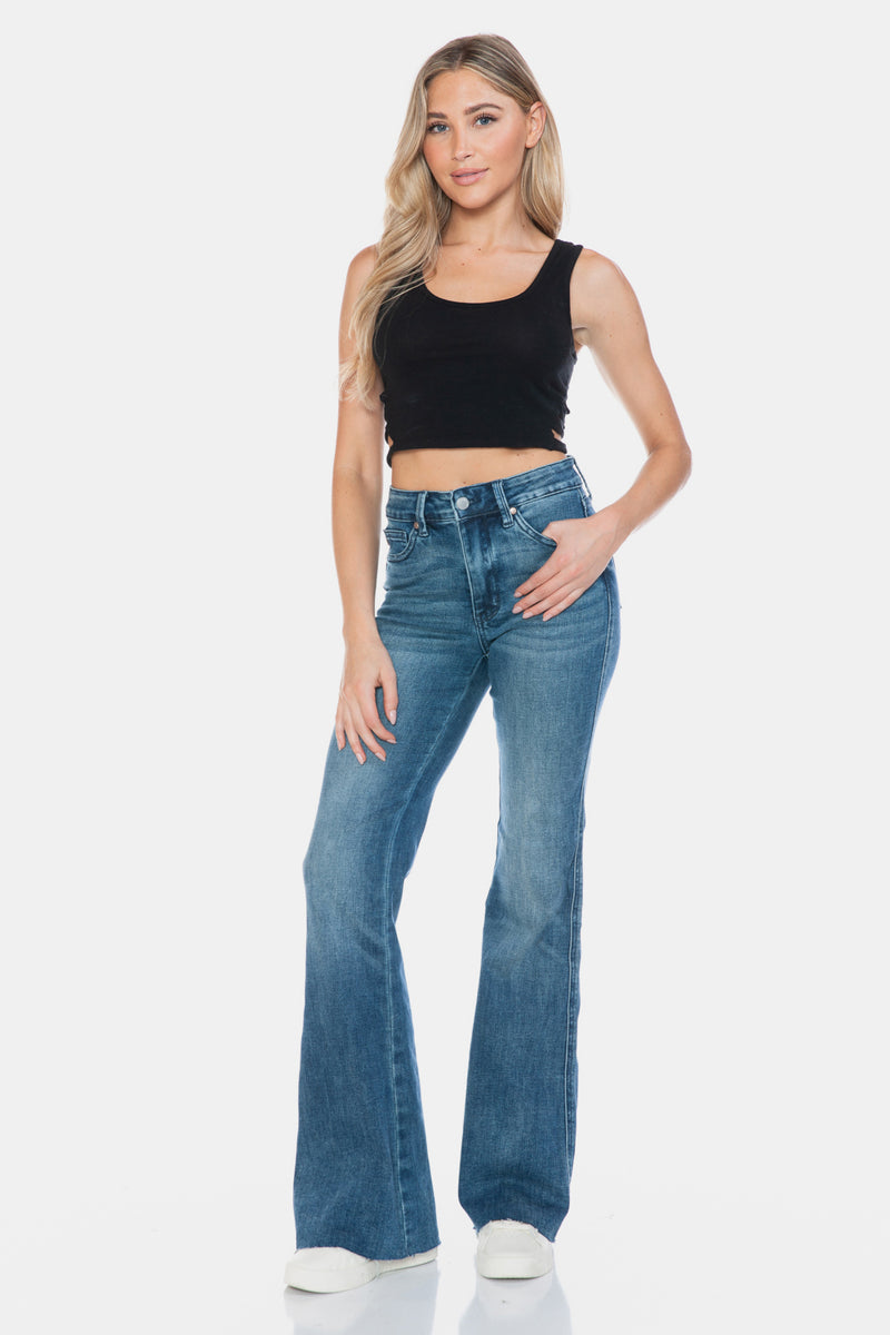 (Judy Blue) Alyssa Tummy Control Flare Jeans