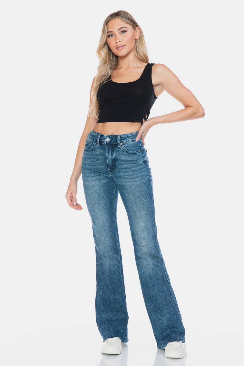 (Judy Blue) Alyssa Tummy Control Flare Jeans