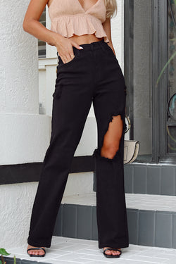 The Olivia Wide Leg, straight Jeans
