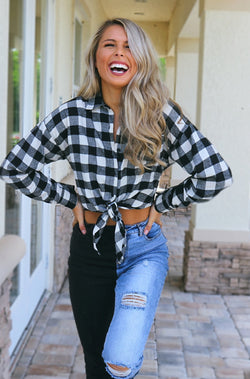 Mad For Plaid Top