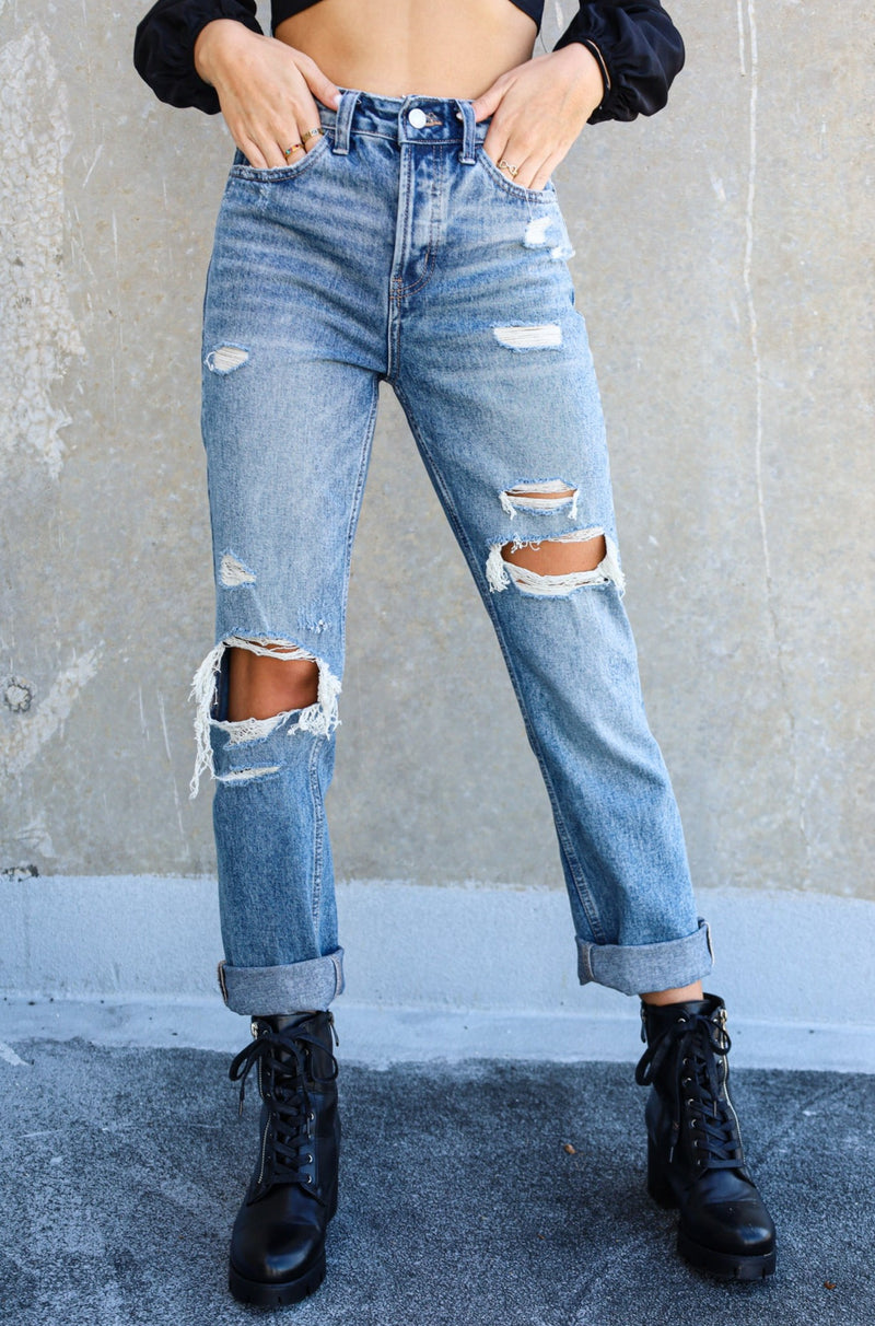 Whole Lot Of Fun Rhinestone Jeans – Cimi Bikini