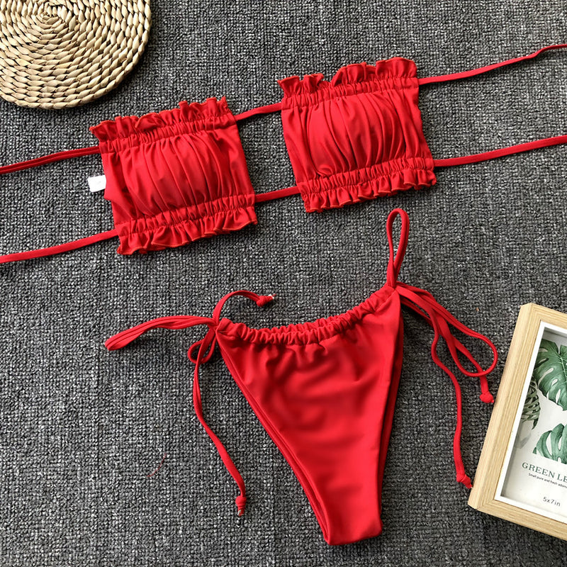 (9 Color Options) Resort Queen Bikini Set