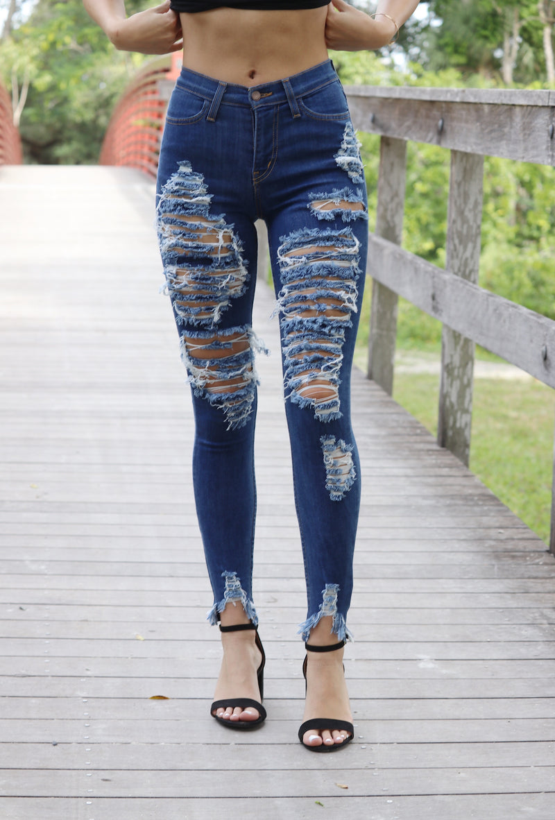 Most Wanted Distressed Jeans